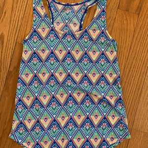 Women’s colorful tank top.